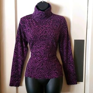Relativity Cheetah Turtleneck